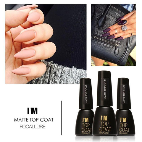 1Pcs 7ML Matte Varnish Matte Top Coat Nail Gel Polish