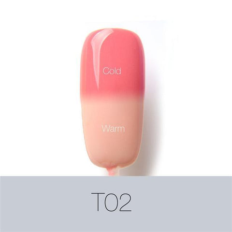 UV Temperature Changing Colors Gel