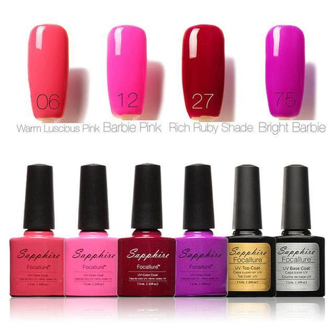 Pro Soak-off Nail Gel Polish Starter Kit
