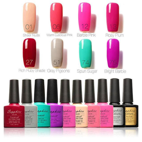 Pro Soak-off Nail Gel Polish Starter Kit