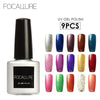 Image of 9Pcs/lot Newest Color Gel Polish Nail Set
